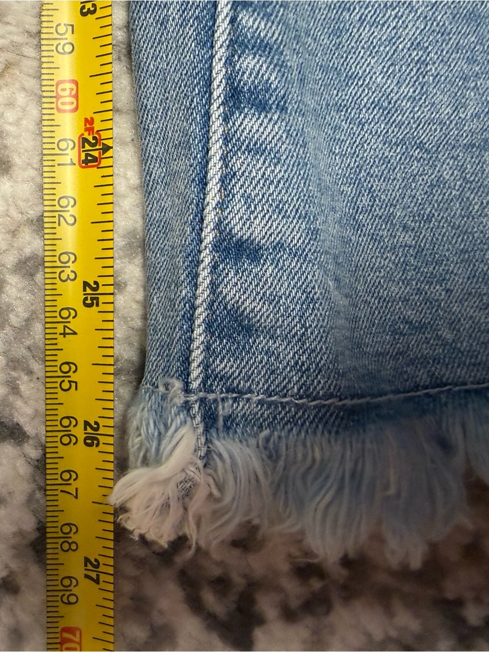 Pistola Light Wash Raw Hem Wide Leg Cropped Jeans – Size 27 - Picture 6 of 11